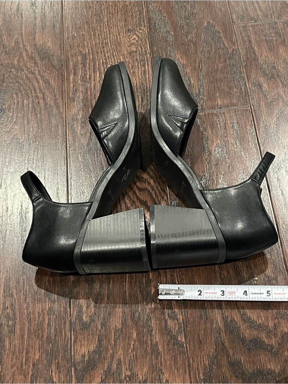 Seychelles Women Black Faux Leather Strappy Square Toe Ankle Strap Heel Size 10M - Picture 5 of 8